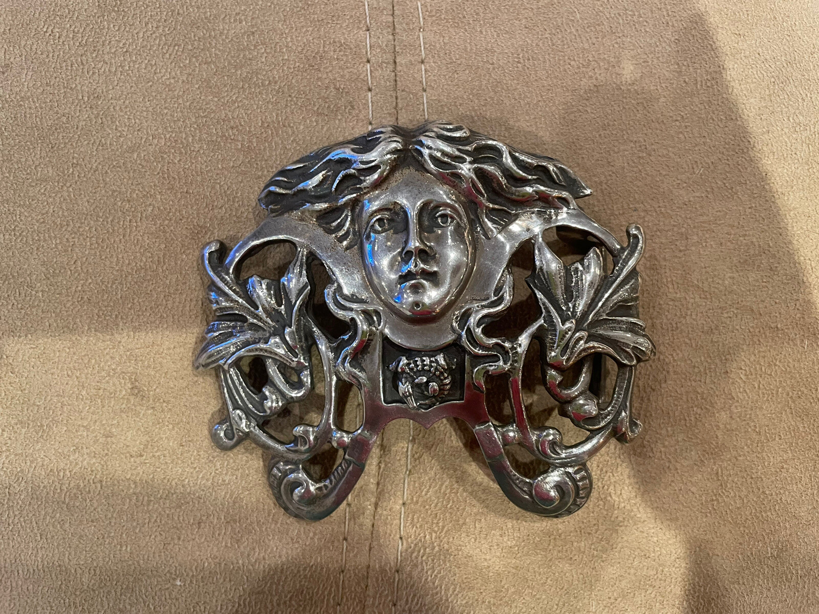 SUPER RARE! HUGE!! Kieselstein-Cord Medusa Belt Buckle