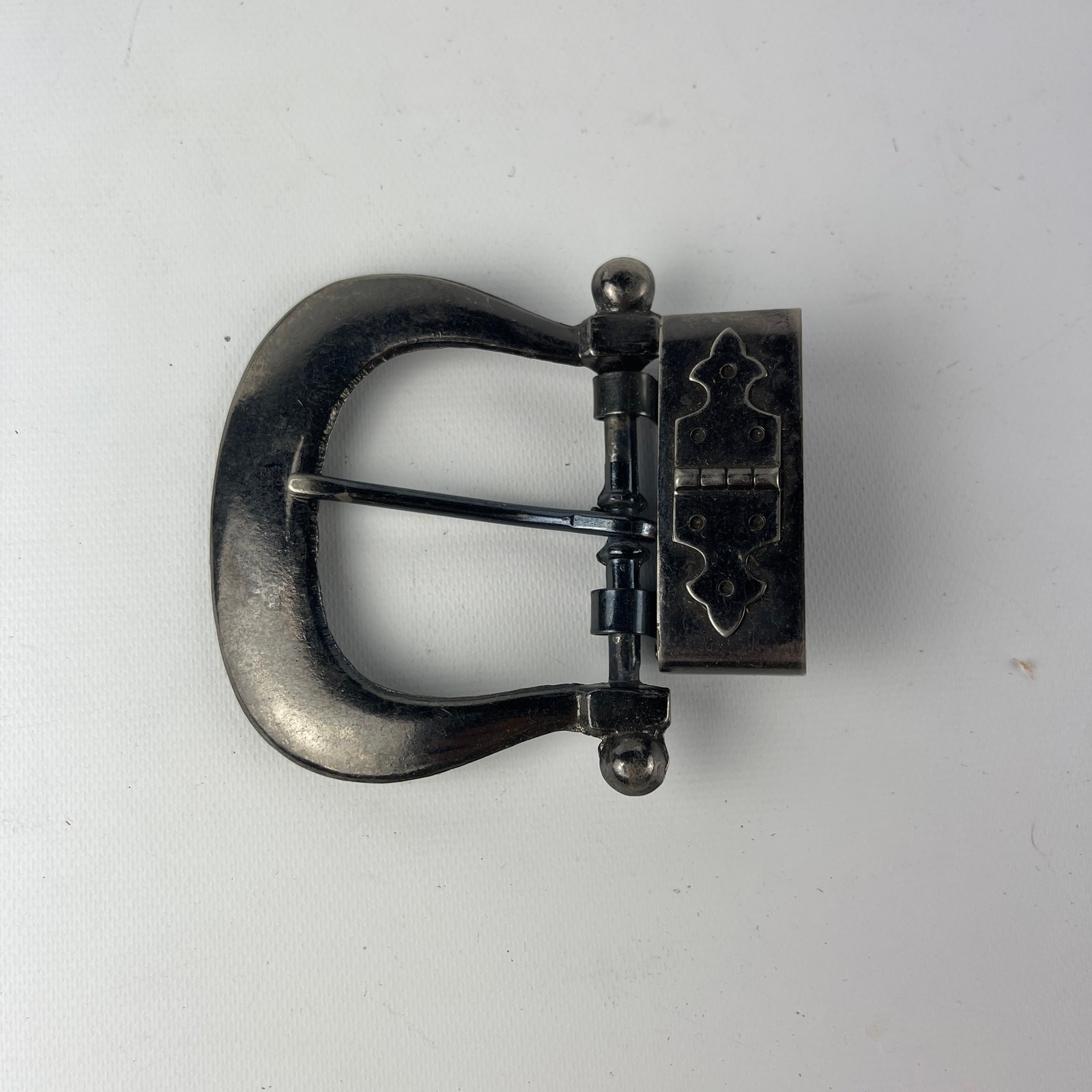 Adjustable Ratchet Belt Buckles Set of 3; Uncle Sam; WA DC, Hinge