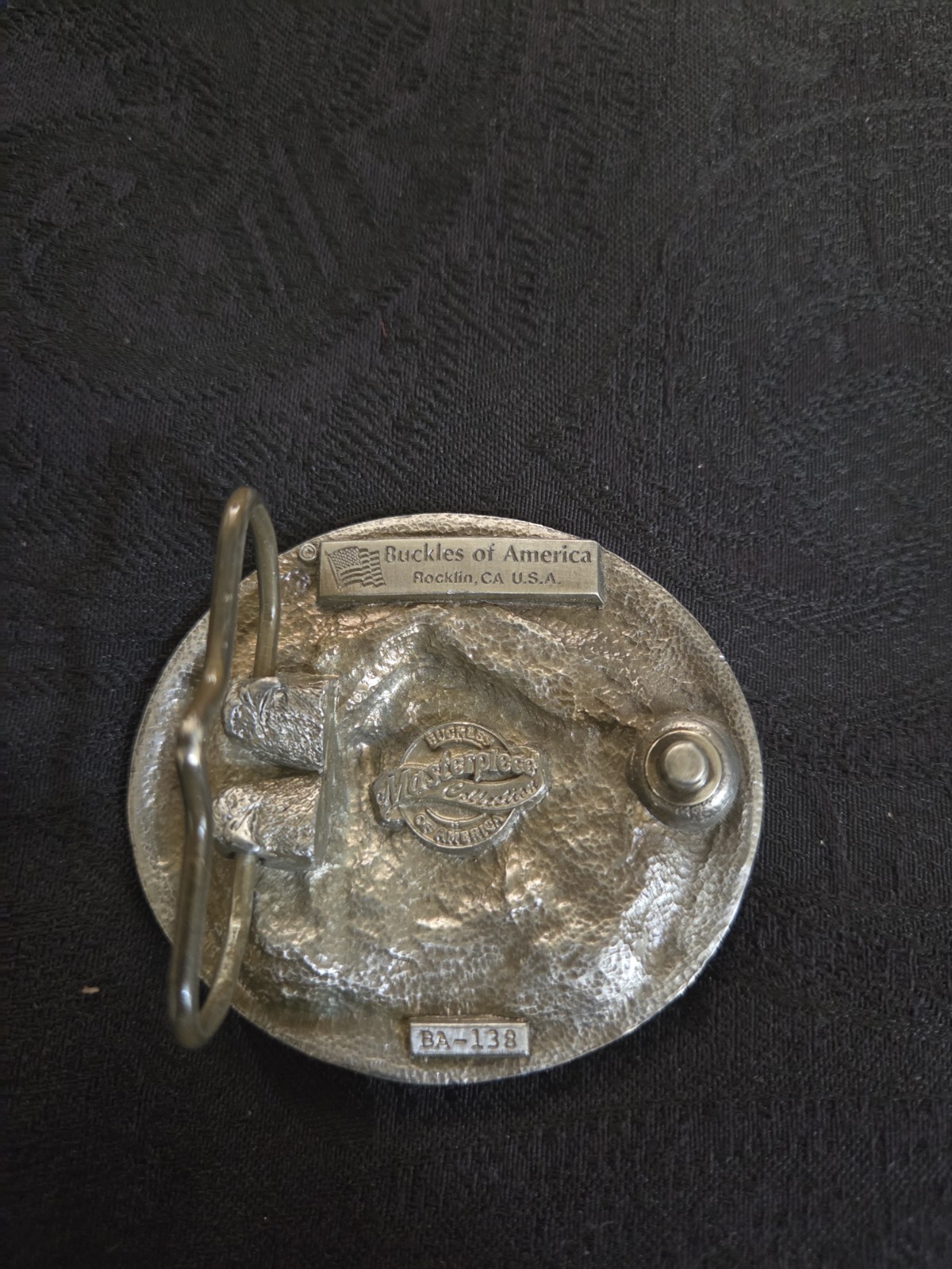 Buckles of America Men&rsquo;s Silver Buffalo Animal Western Belt Buckle Metal BA-138