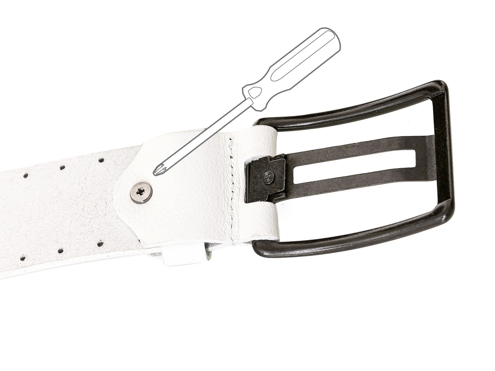 Redbridge Jeans men&rsquo;s leather belt genuine leather belt premium 4.4 wide