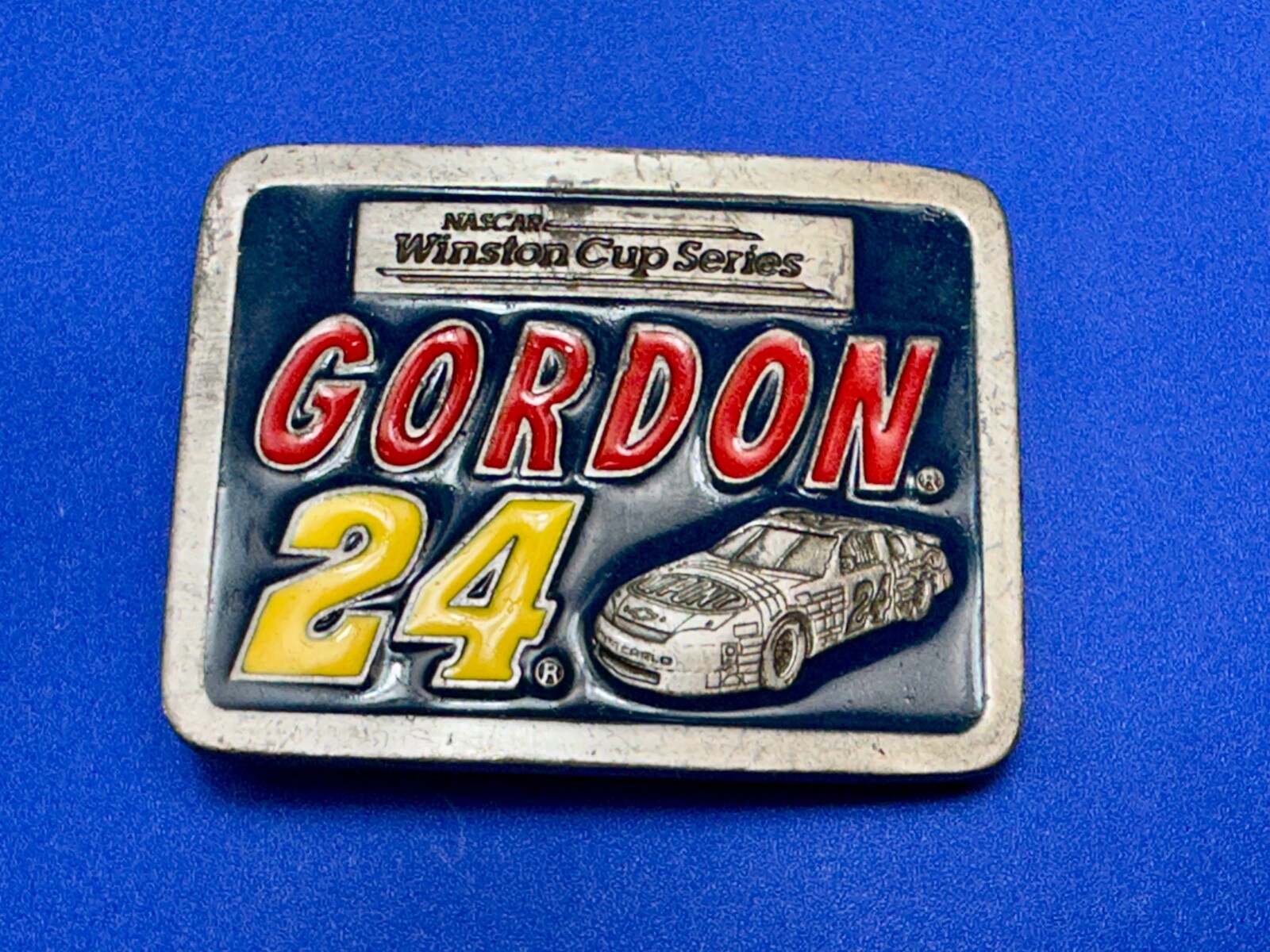 Nascar Winston Cup Series Jeff Gordon 24 American Legends Foundry Belt Buckle