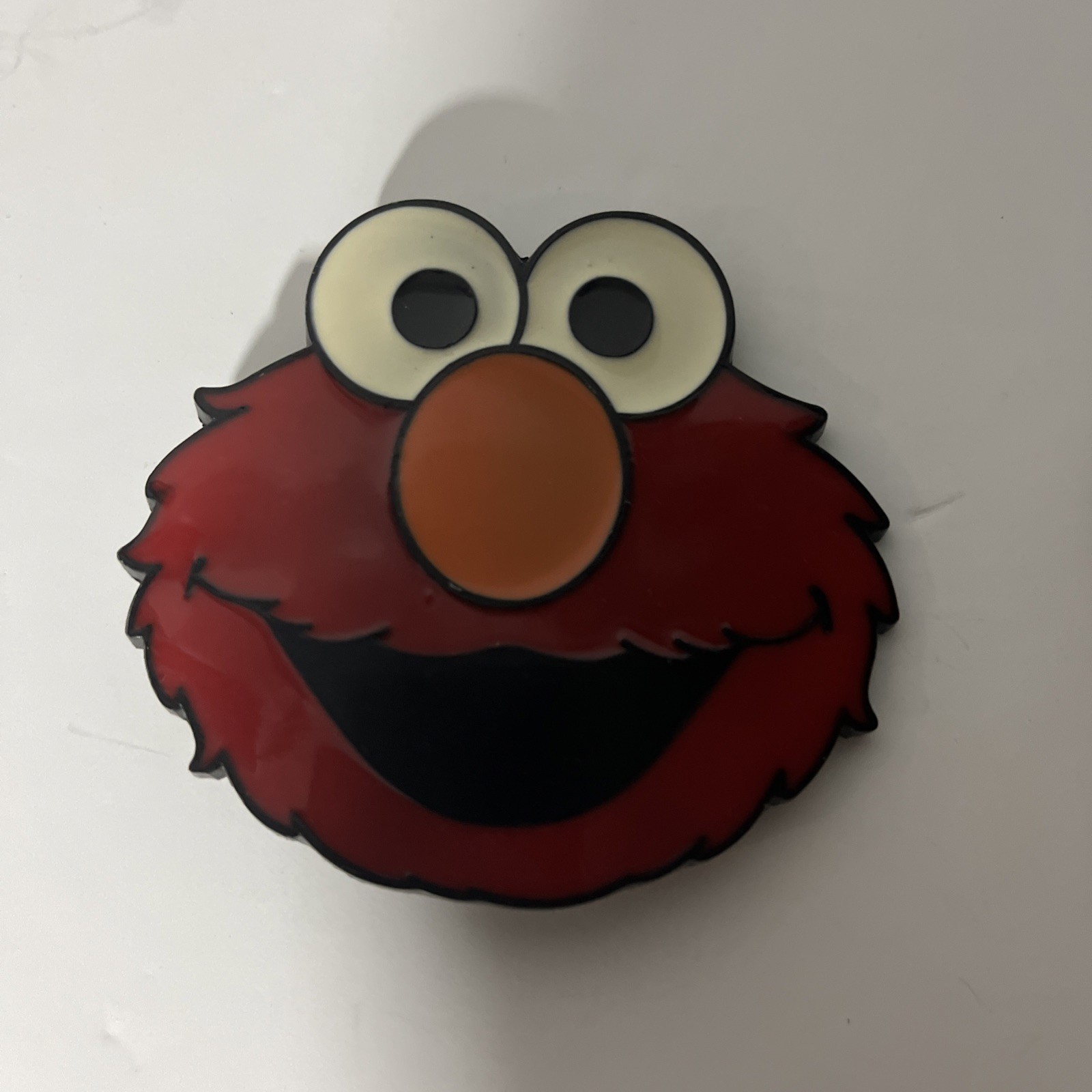 2Sesame Street Buckles Oscar the Grouch &Elmo Belt Buckle Metal 3.5×3&Prime; See Pics