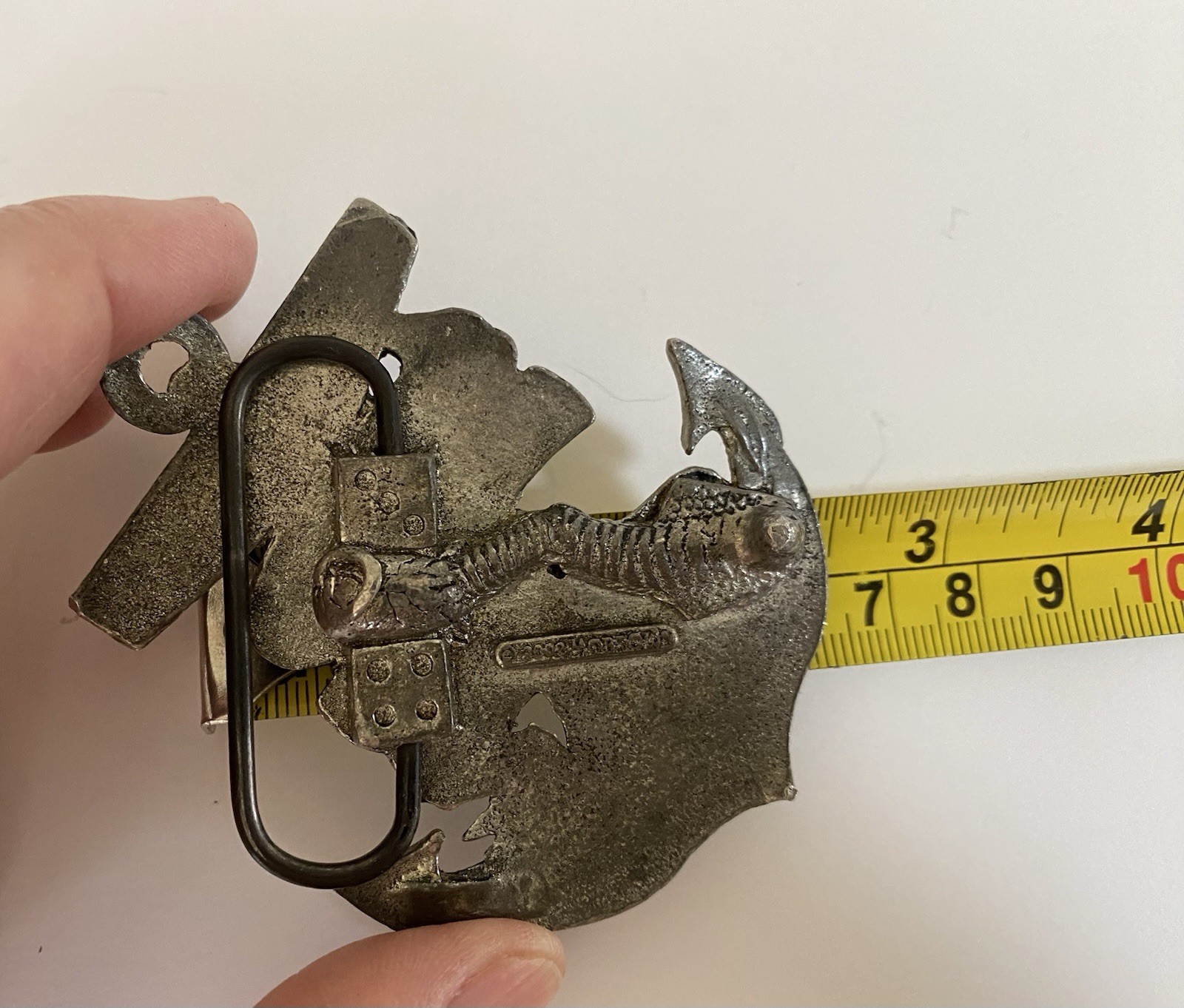 Stewed Screwed and Tattooed 2002 Anchor Belt Buckle