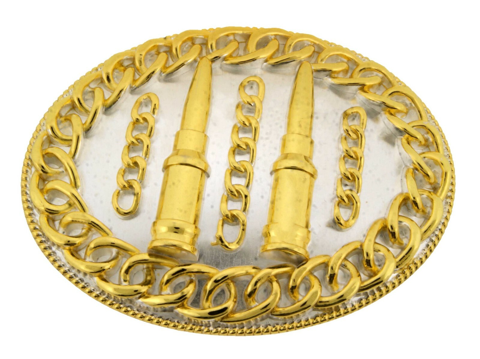 Western Real Cowboy Style Rodeo New Mens Womens Gun Bullets Metal Belt Buckle