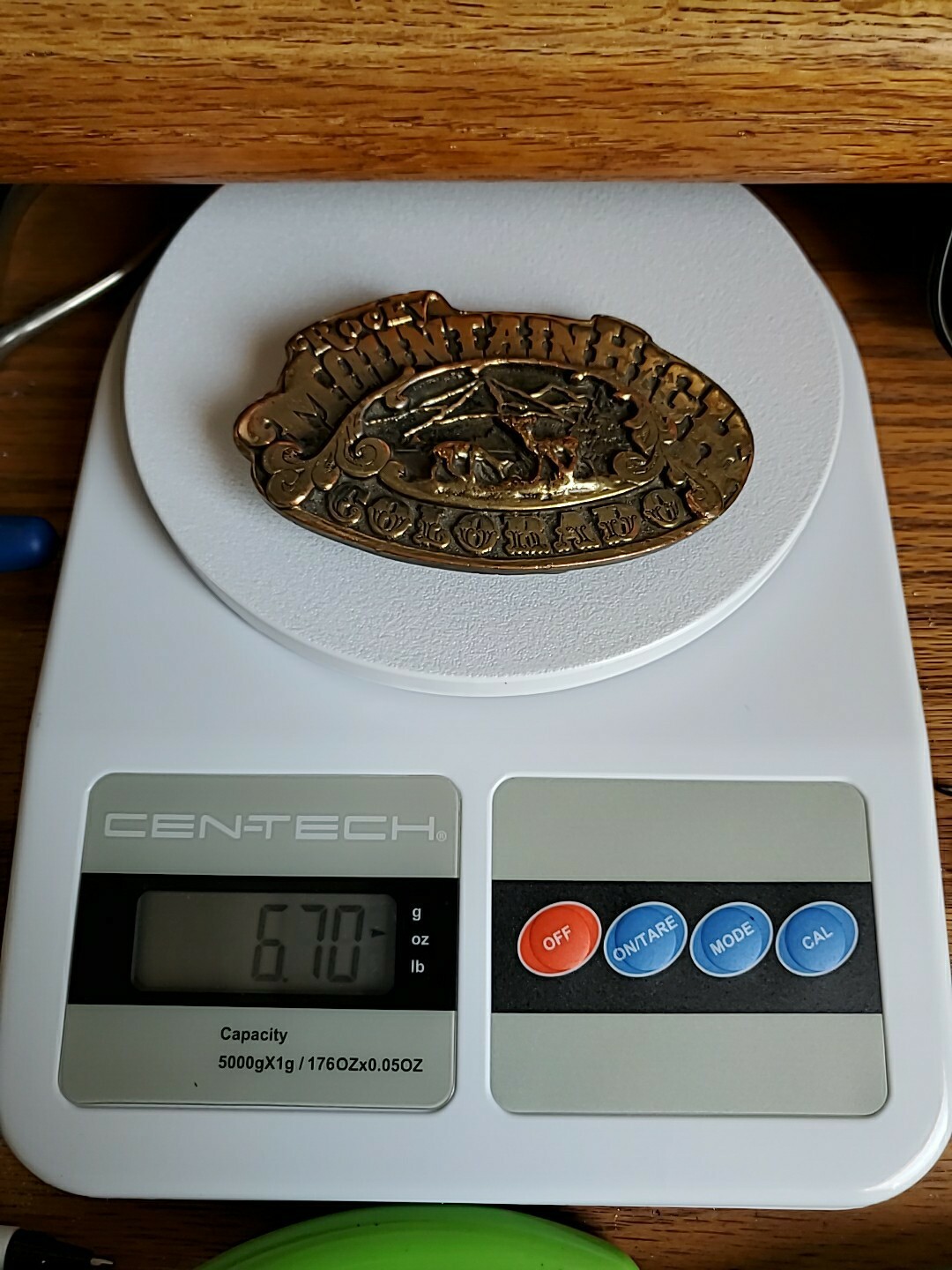 1975 Dezy Denver Rocky MountainHigh Colorado Belt Buckle