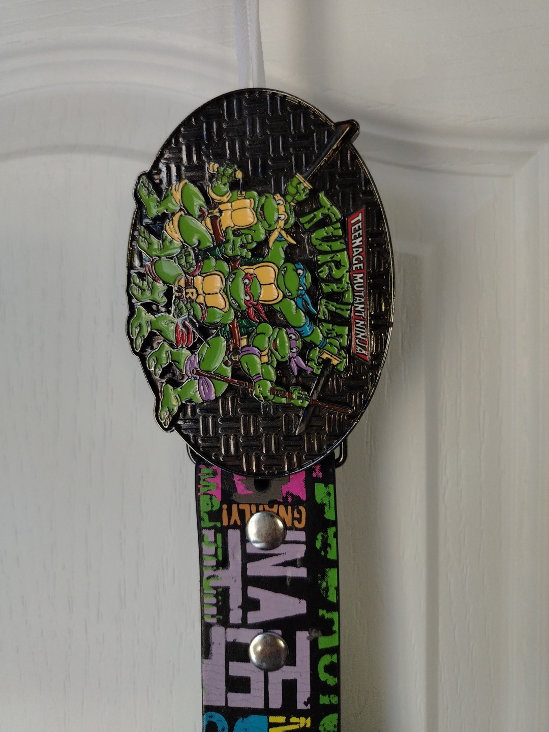 Teenage Mutant Ninja Turtles Retro 2009 Nickelodeon Mirage Studios Belt Buckle