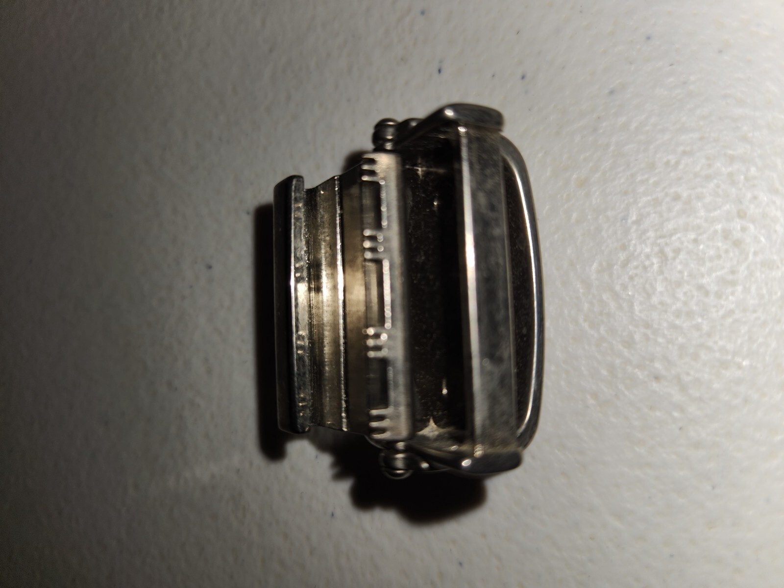 Versace Medusa Buckle Silver Metal Pre-Owned Vintage