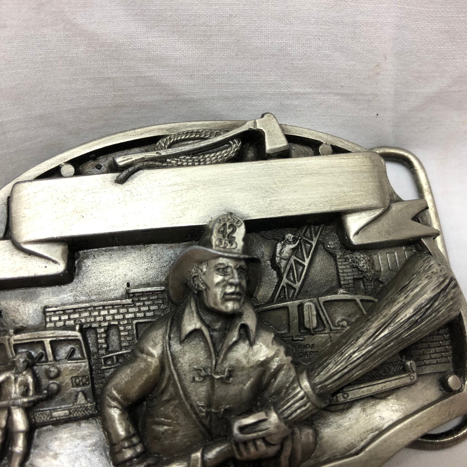 Arroyo Grande Buckle Co. 1987 Fireman Belt Buckle Limited Edition 146 Made in US