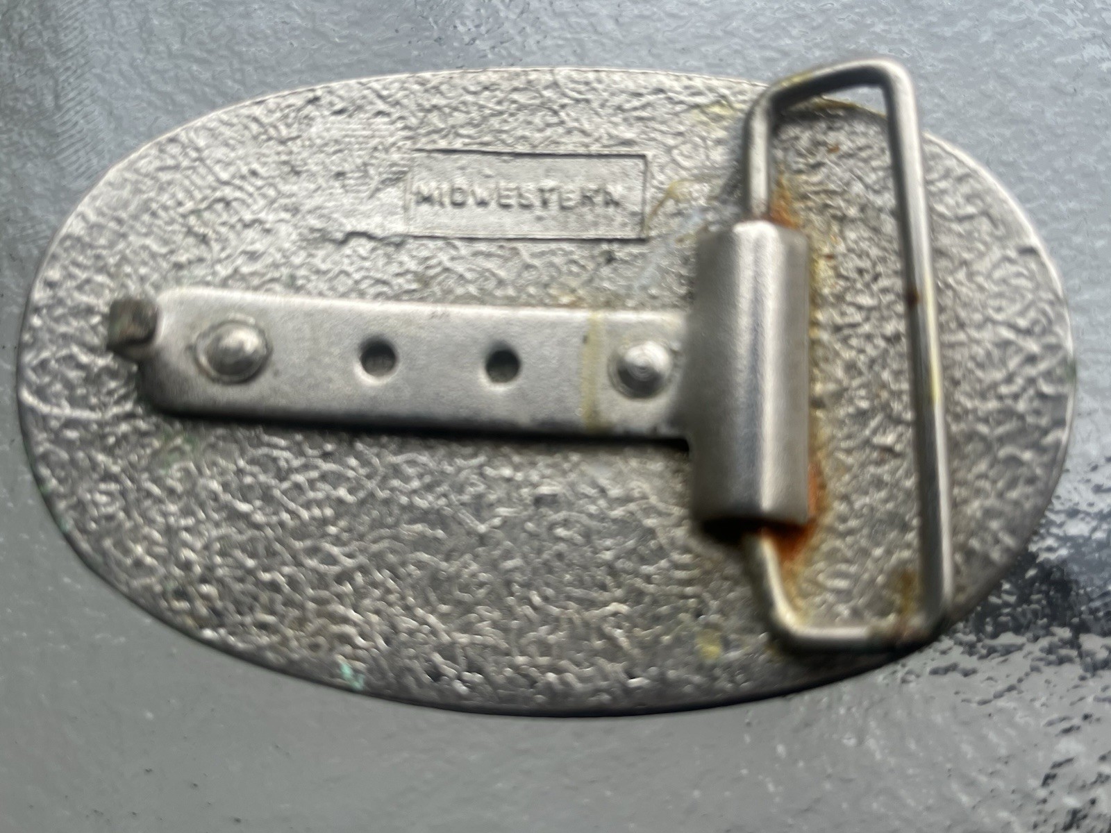 Vintage 1978 YES Rock Band Belt Buckle Roger Dean Logo Midwestern Star Buckles