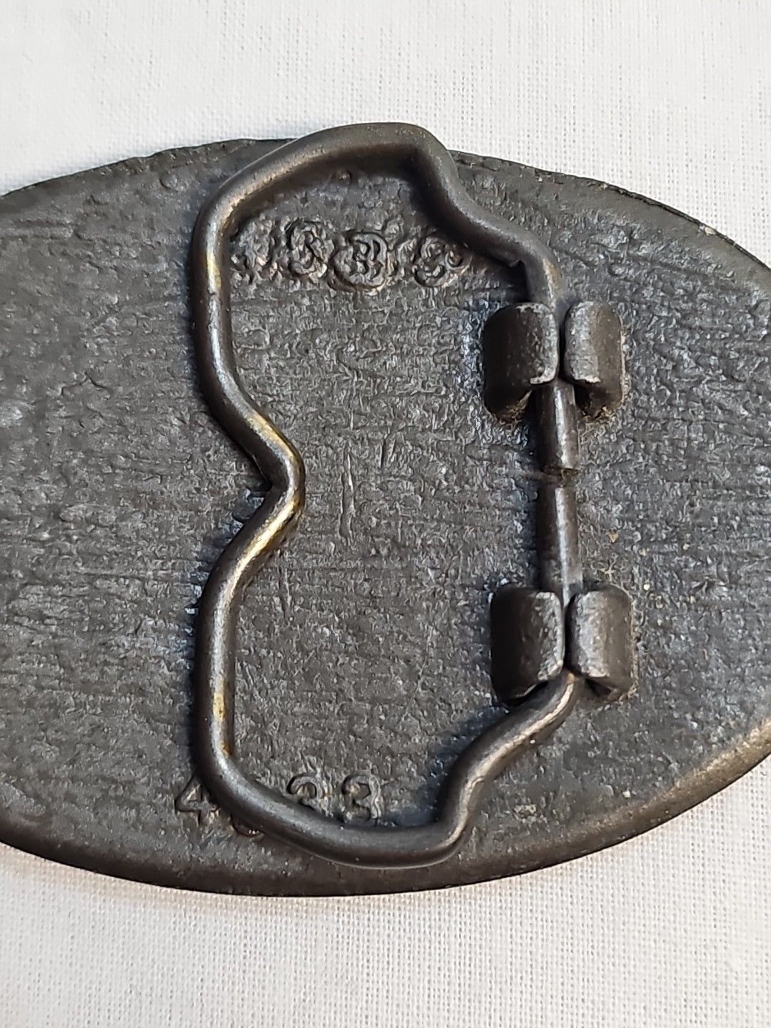 Vintage Masonic Masons BTS Brass Belt Buckle