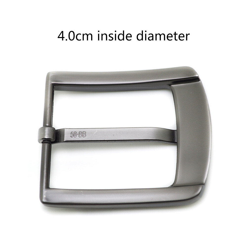 40mm Zinc Alloy Metal Pin Single Belt Buckle for Men Leather Belt Waist Strap US