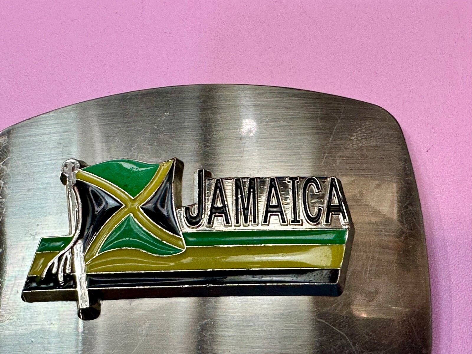 Jamaica Flag Novelty Jamaican Rasta Caribbean Montego Bay Belt Buckle