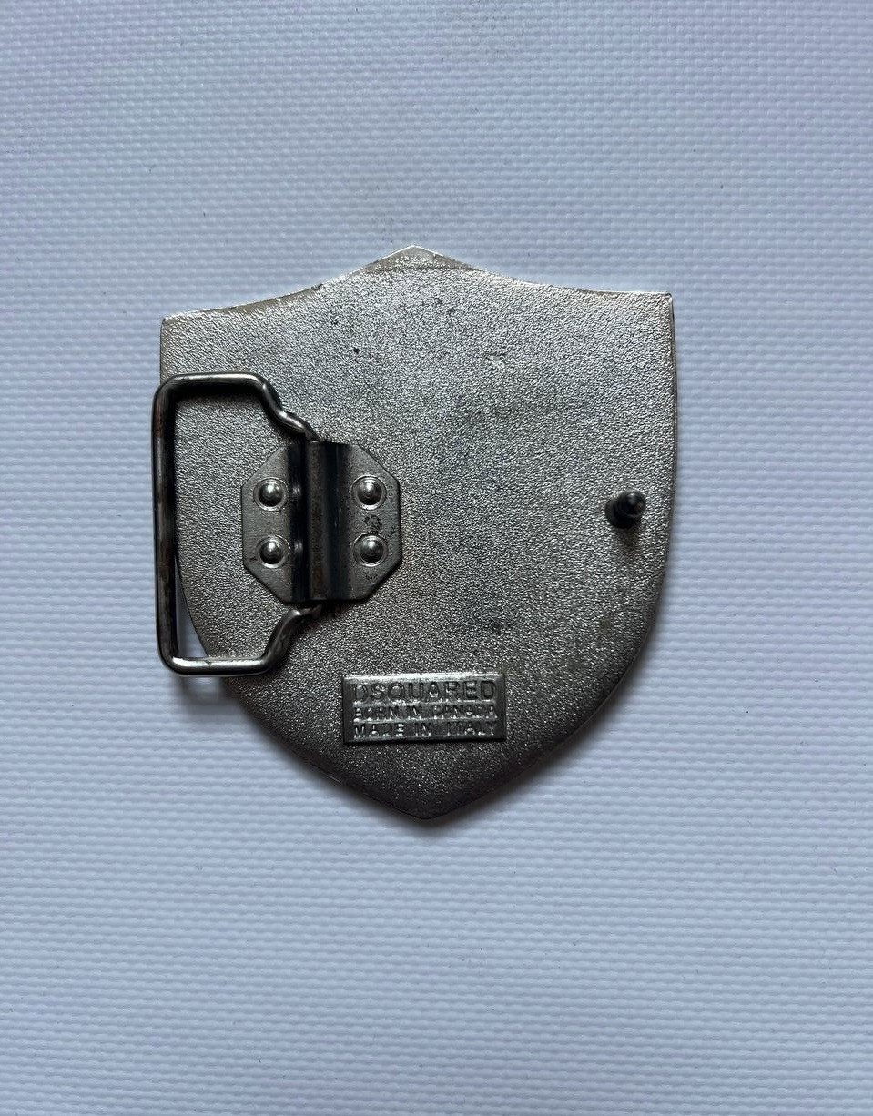 Vintage Dsquared2 big metal buckle Keeping Me Hot for Belt western Y2K