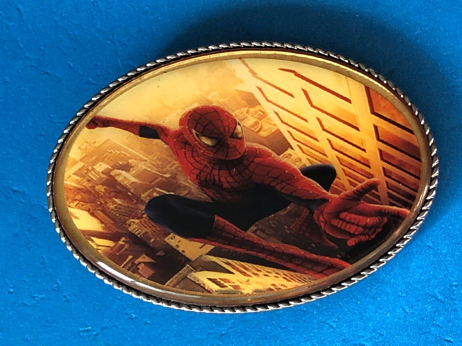 Superman Belt Buckle Needs a new battery installed for the LED Lights to flash