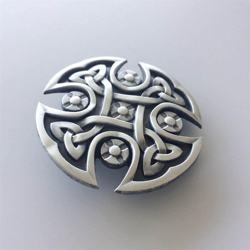 New Vintage Style Celtic Cross Knot Belt Buckle Boucle de Ceinture
