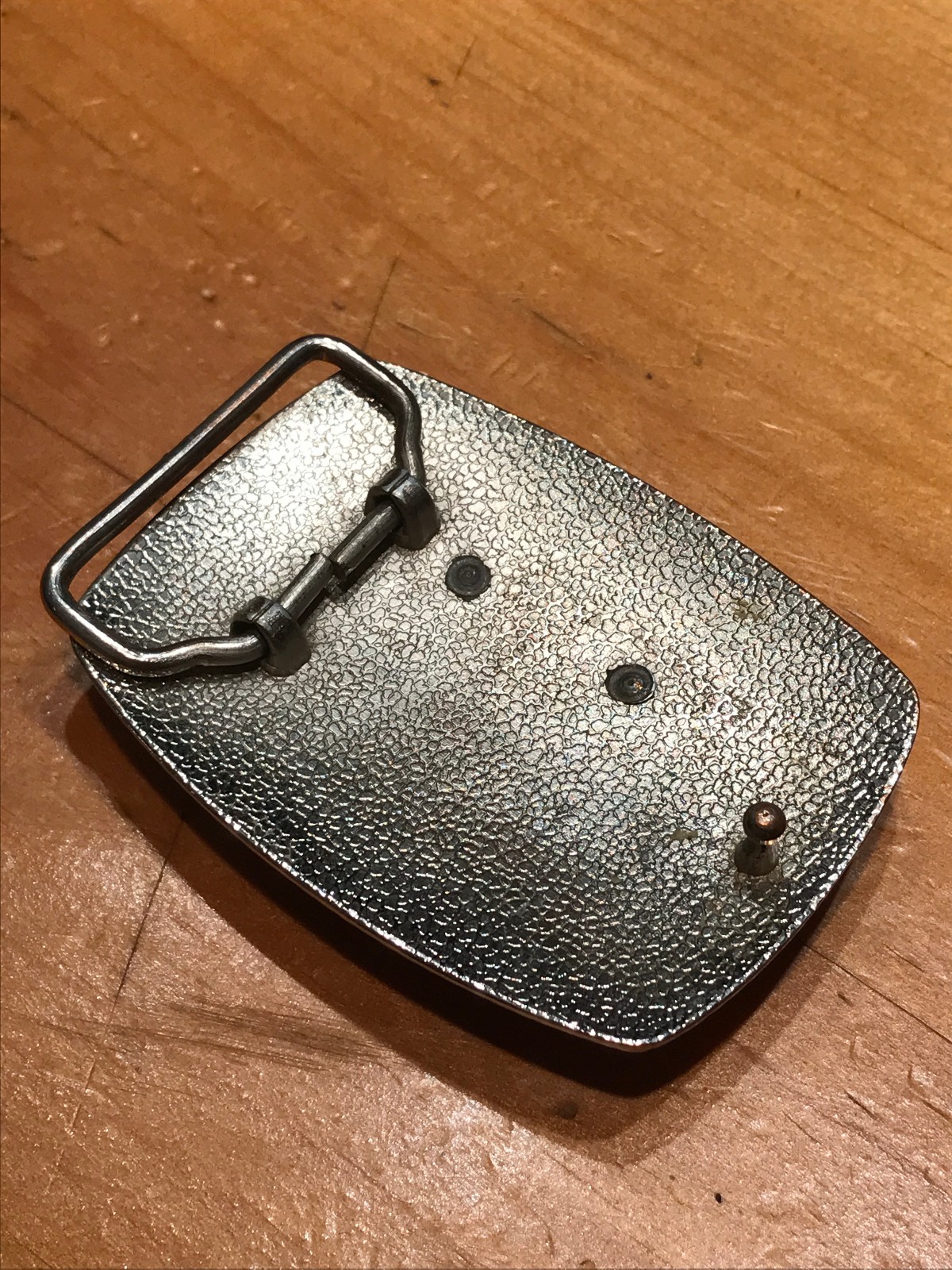CLASSIC LONGHORN BULL / STEER HEAD WITH WESTERN PATTERN BELT BUCKLE