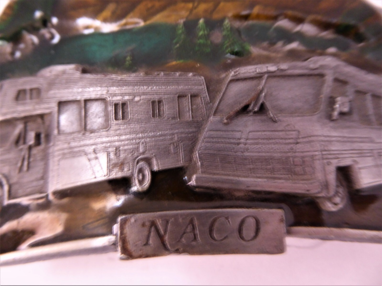 Siskiyou 1992 Naco Campground Belt Buckle Limited #231 of 500 Motorhome Vintage