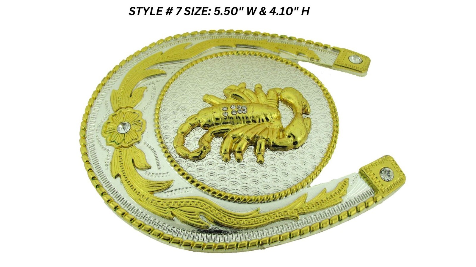 New Scorpion Belt Buckle Mens Gold Silver Metal Rodeo Cowboy Western Zodiac Sign