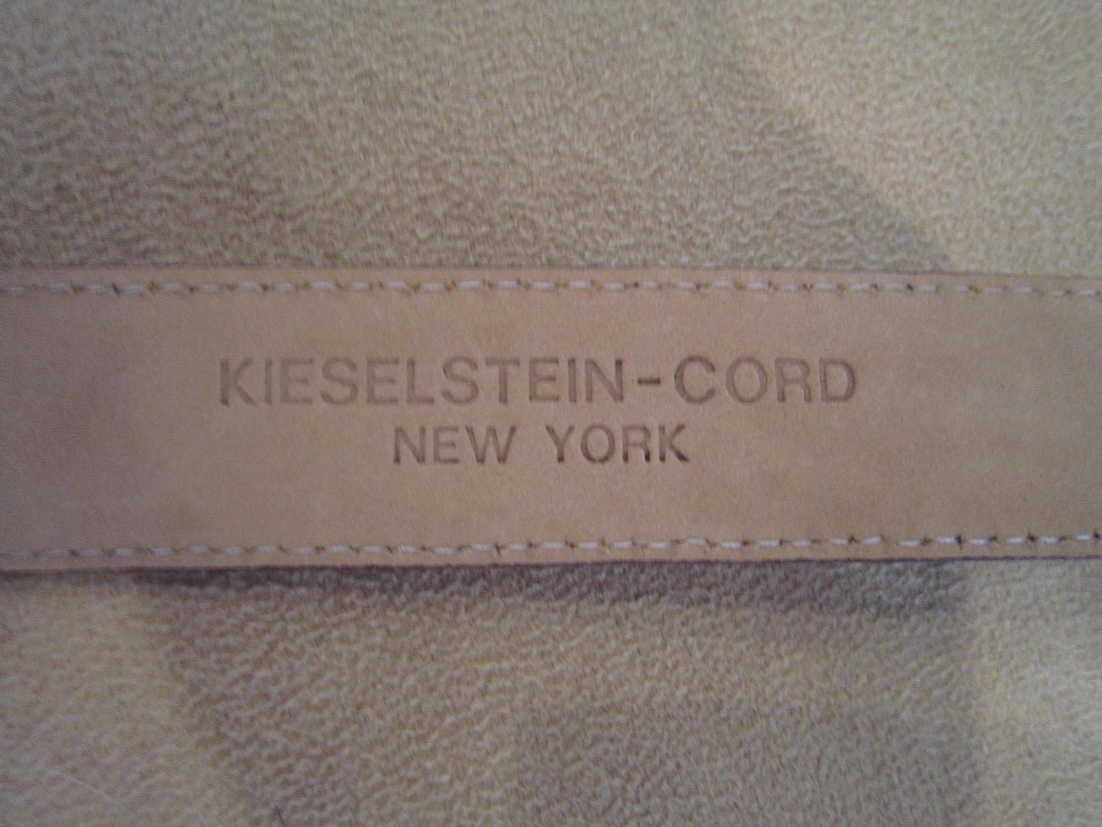 RARE! LIMITED! KIESELSTEIN MEDUSA BELT BUCKLE AND BROWN LEATHER BELT SIZE 2