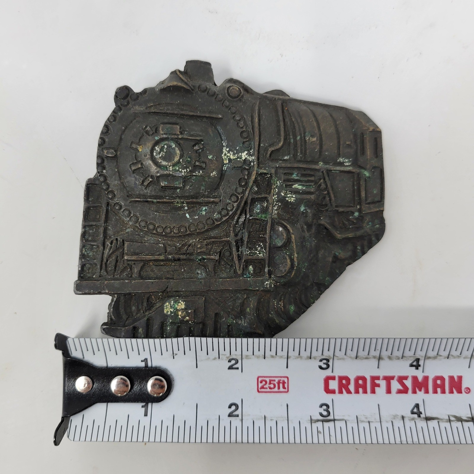 Vintage 1978 In Style Steam Locomotive Train Belt Buckle Brass Made in USA 1142