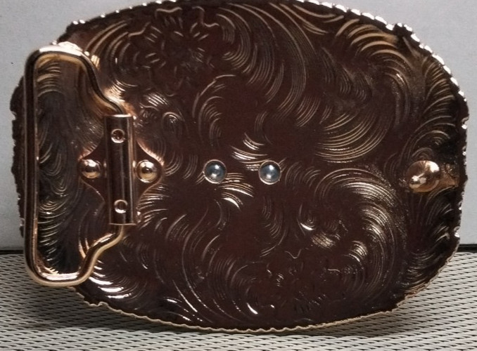 SAINT JUDE Western Cowboy Belt Buckle Hebilla Vaquera