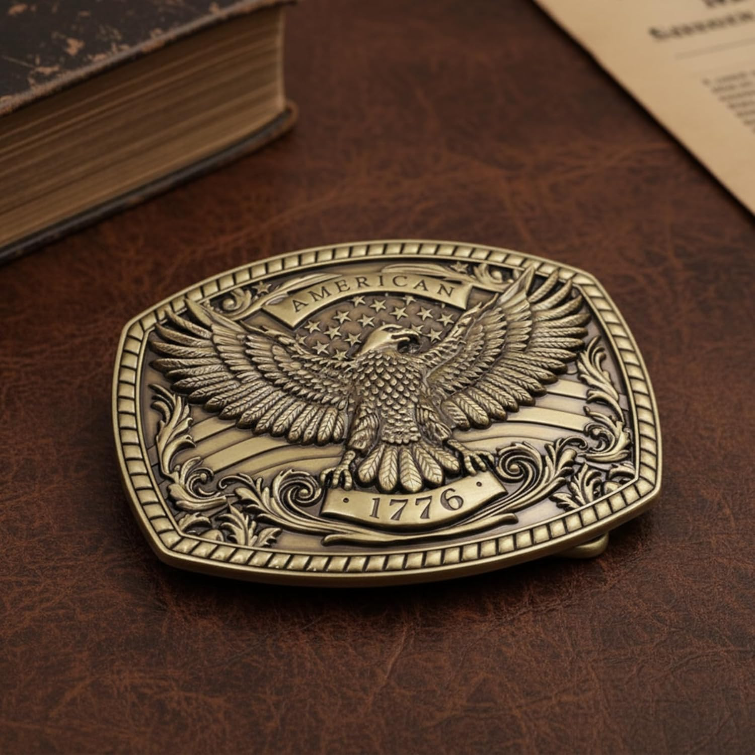 Western Belt Buckle for Men Women – 2026 NEW Eagle Belt Buckles Men Cowboy Belts
