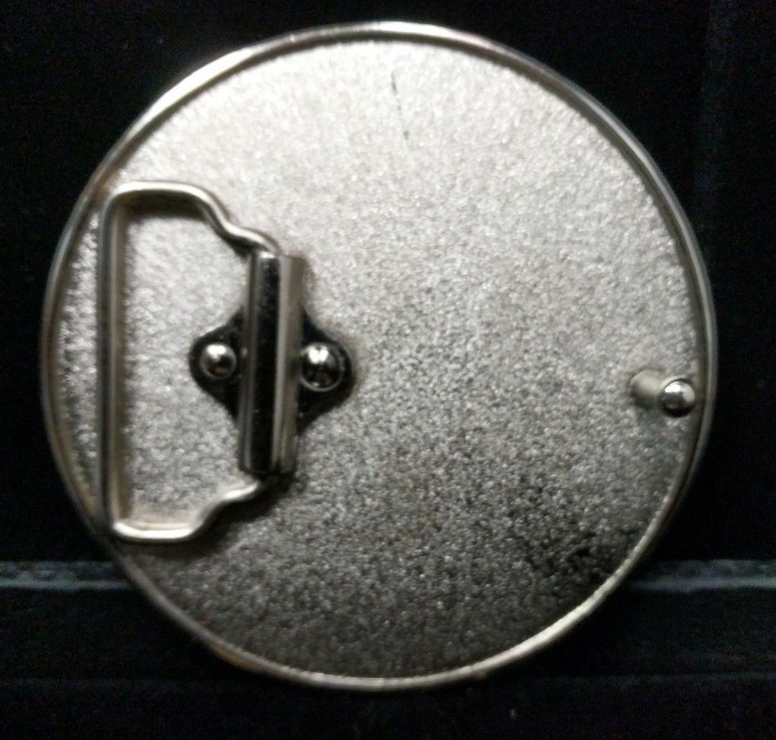 Great/Fun/Fashionable Belt Buckle W W World Wresting Logo Rare Large Enamel Nice