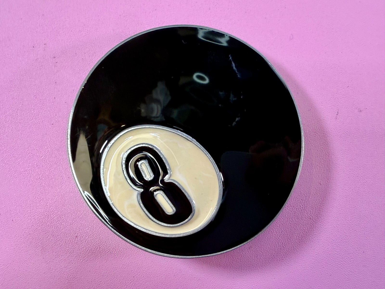 Eight Ball Pool Game Magic Figural Black & White New Belt Buckle