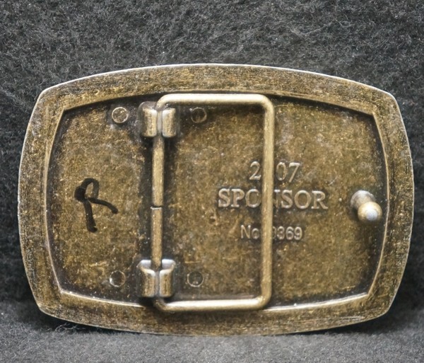 XB19119 VINTAGE 2007 *AMERICAN VERTERNS DISABLED FOR LIFE MEMORIAL* BELT BUCKLE