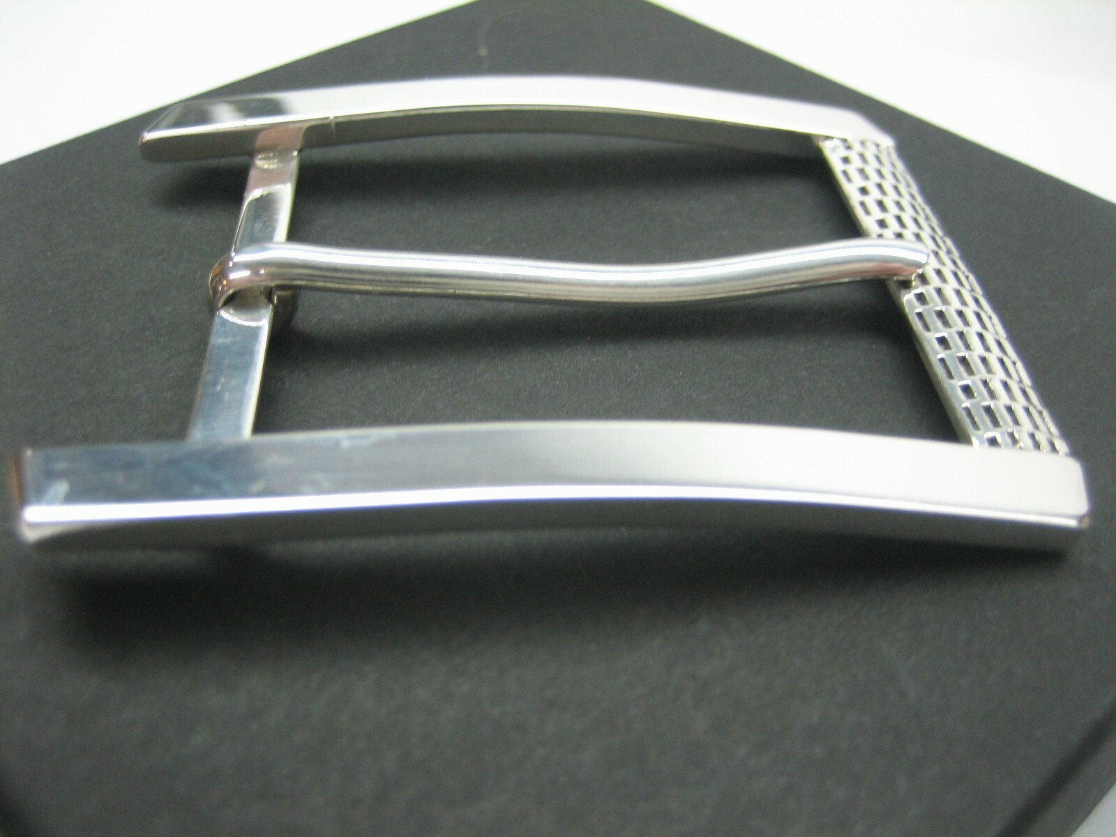 STERLING SILVER 925 BUCKLE WITH GENUINE LIZARD 1.5&Prime; BELT MADE IN U.S.A.