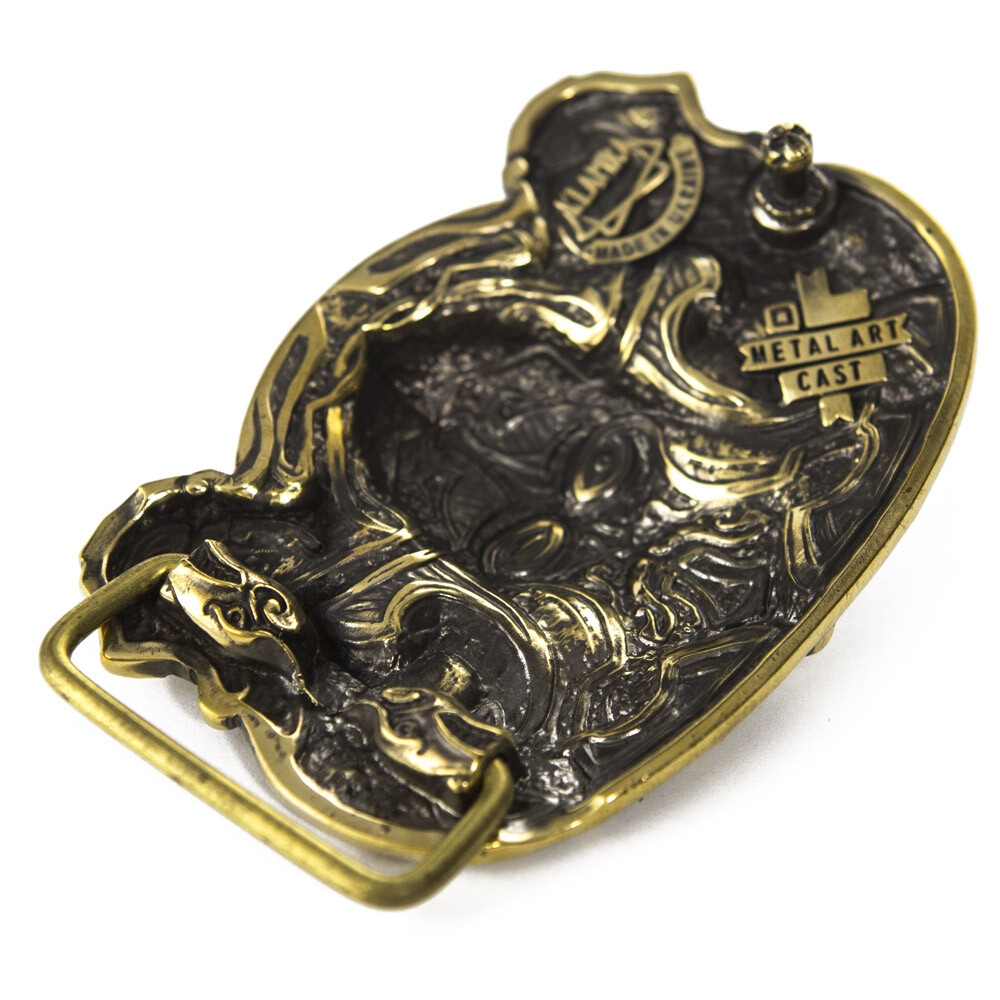 Belt buckle Viking; warrior belt buckle; Scandinavian warrior buckle