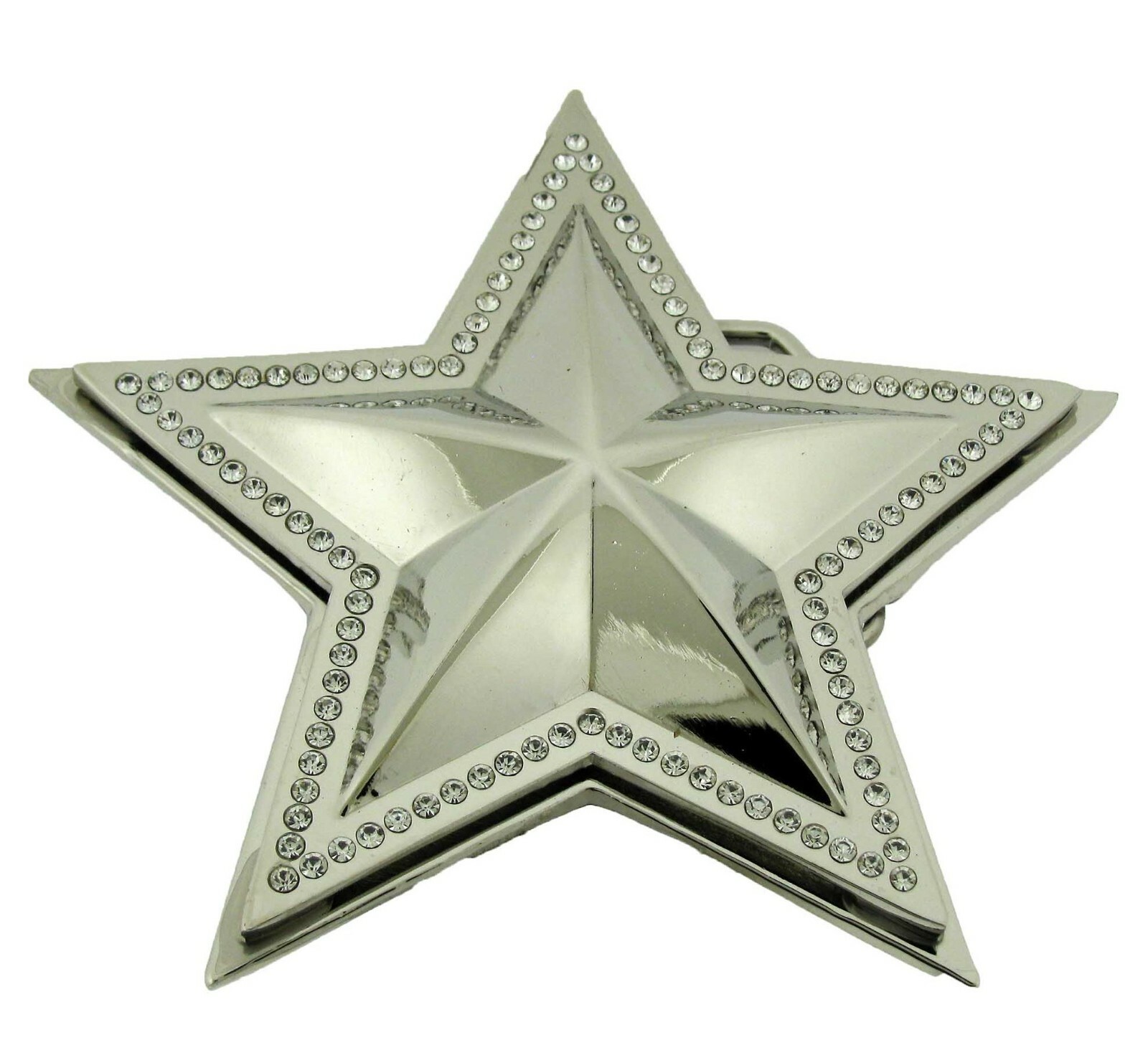 Star Belt Buckle rhinestone sheriff Texas Cowboy girly cowgirl western rodeo new