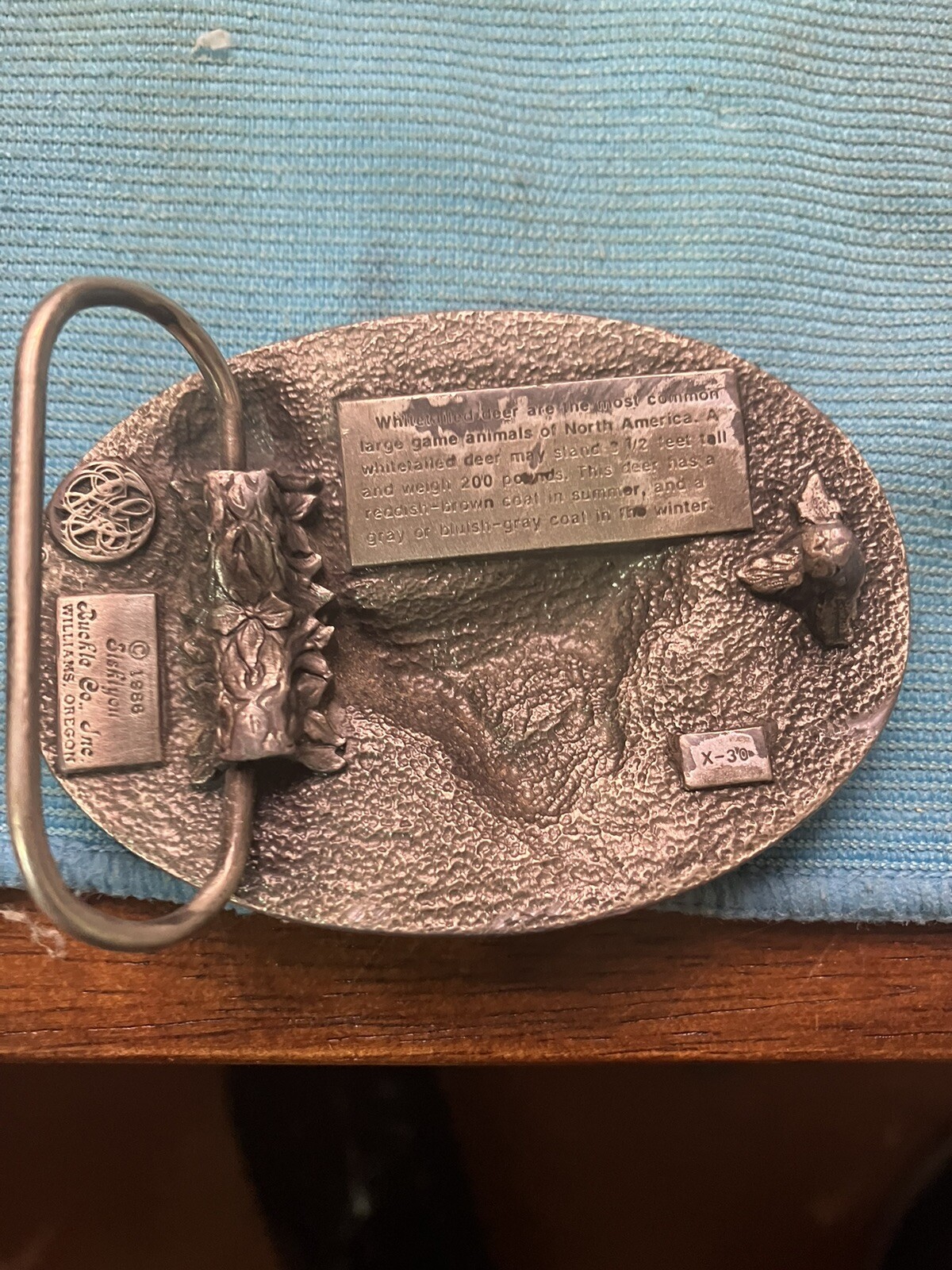 1988 Siskiyou Buckle Co Buck Deer Hunting Belt See Pic’s
