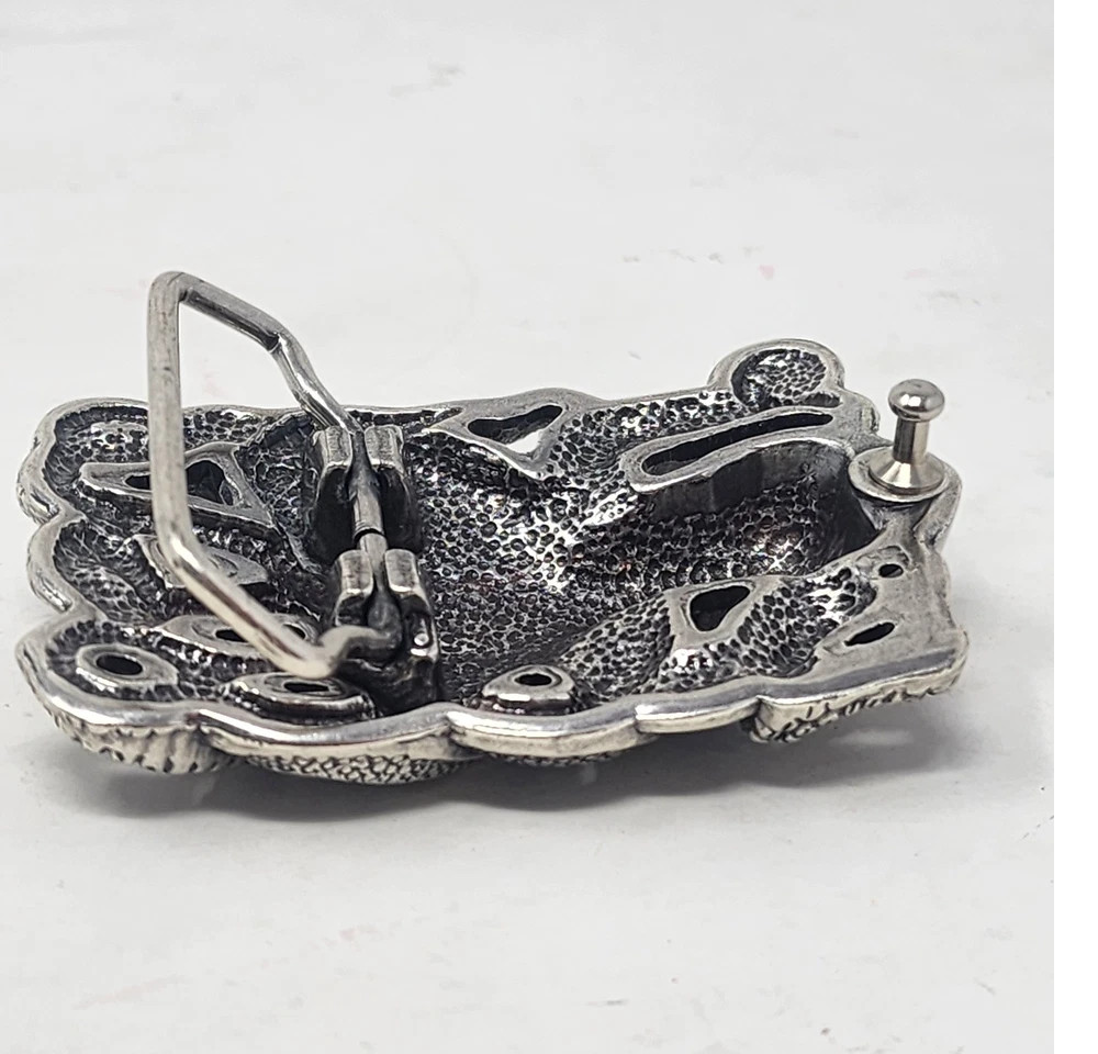 Octopus Sea Creature 3D Tentacles Nautical Vintage Belt Buckle