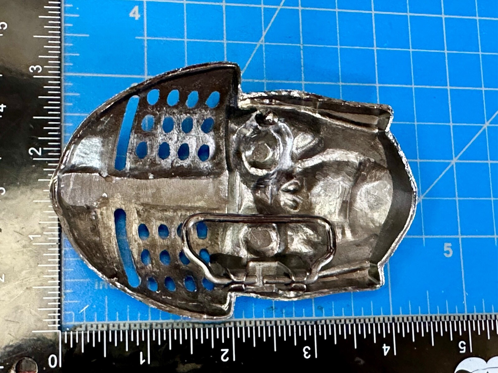 Knights Helmet & Skull Belt Buckle Medieval Armor Design Belt Buckle