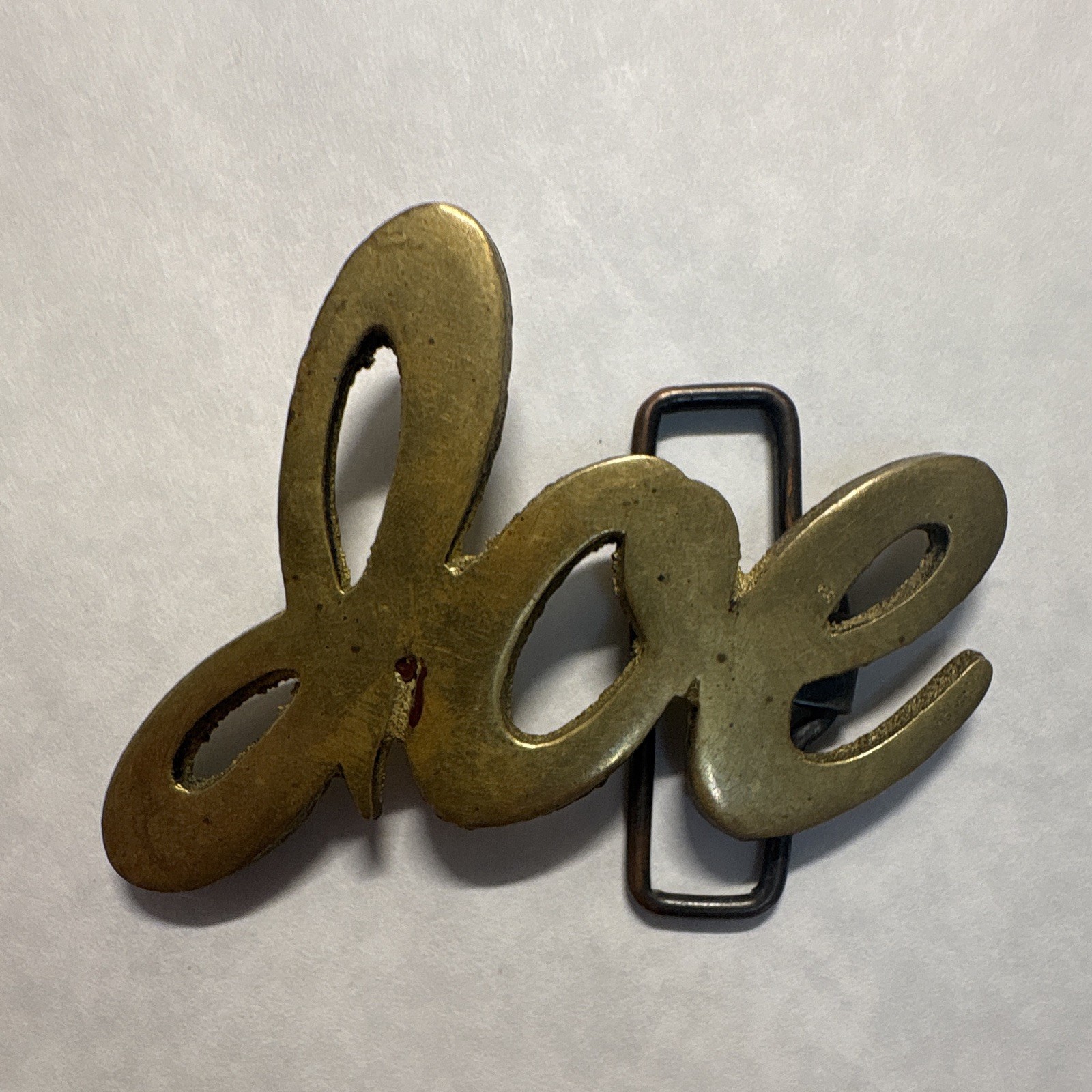 BBB Solid Brass « Joe » Belt Buckle Floral Western Antique Finish 1.5in #843