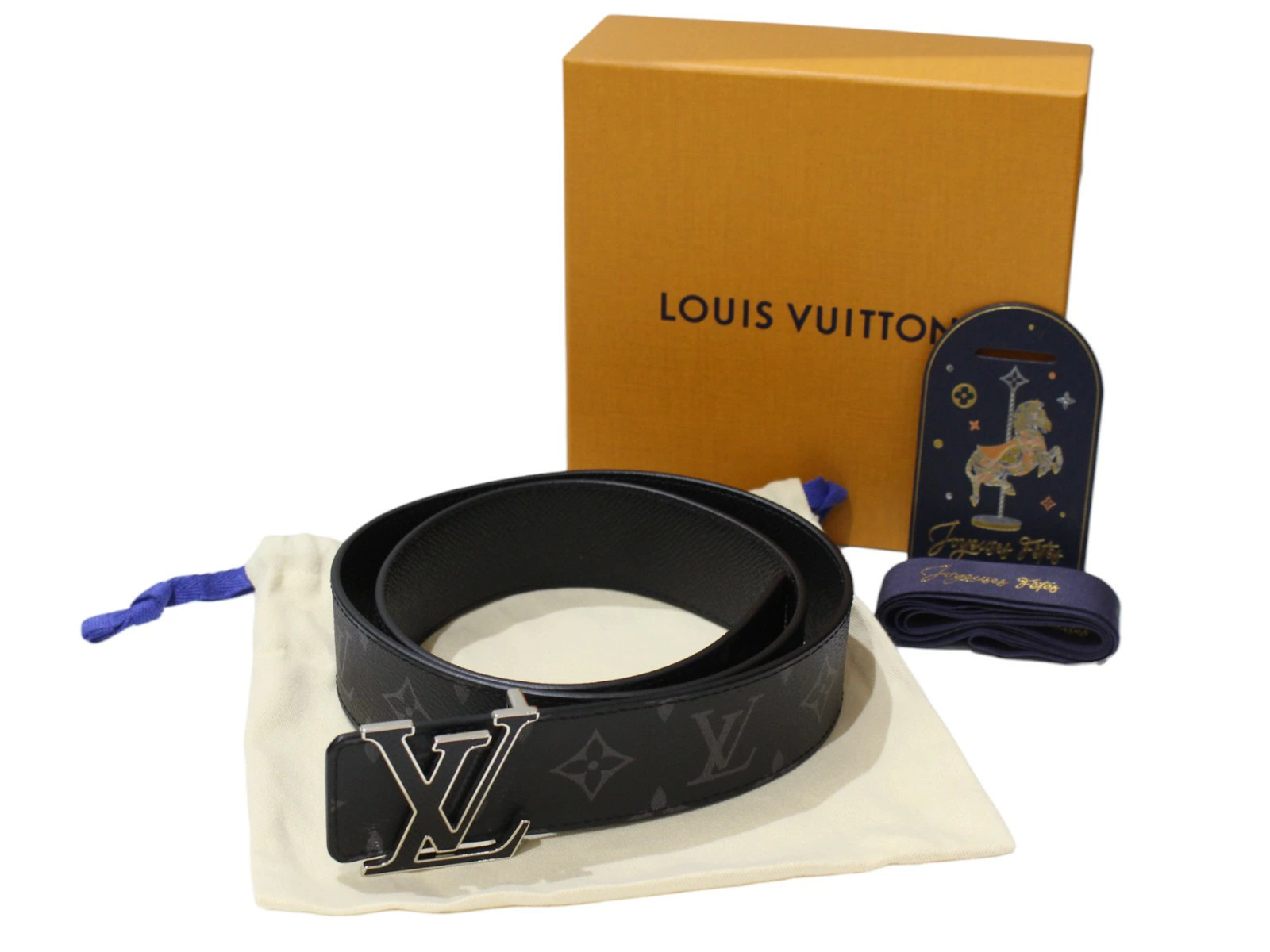 LOUIS VUITTON Belt Initial 40MM