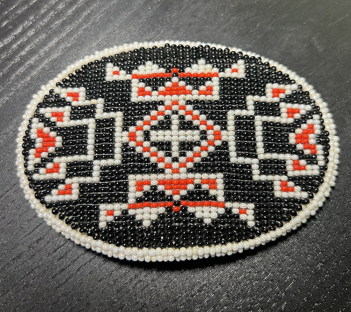 Native American Rosette Style Vintage Belt Buckle Never Worn