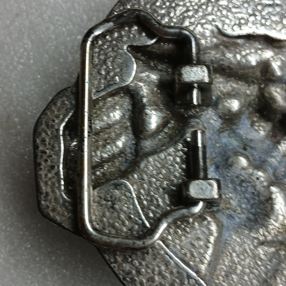 Belt Buckle Electric Bolt And Fist Akademiks Jeanius Major Voltage