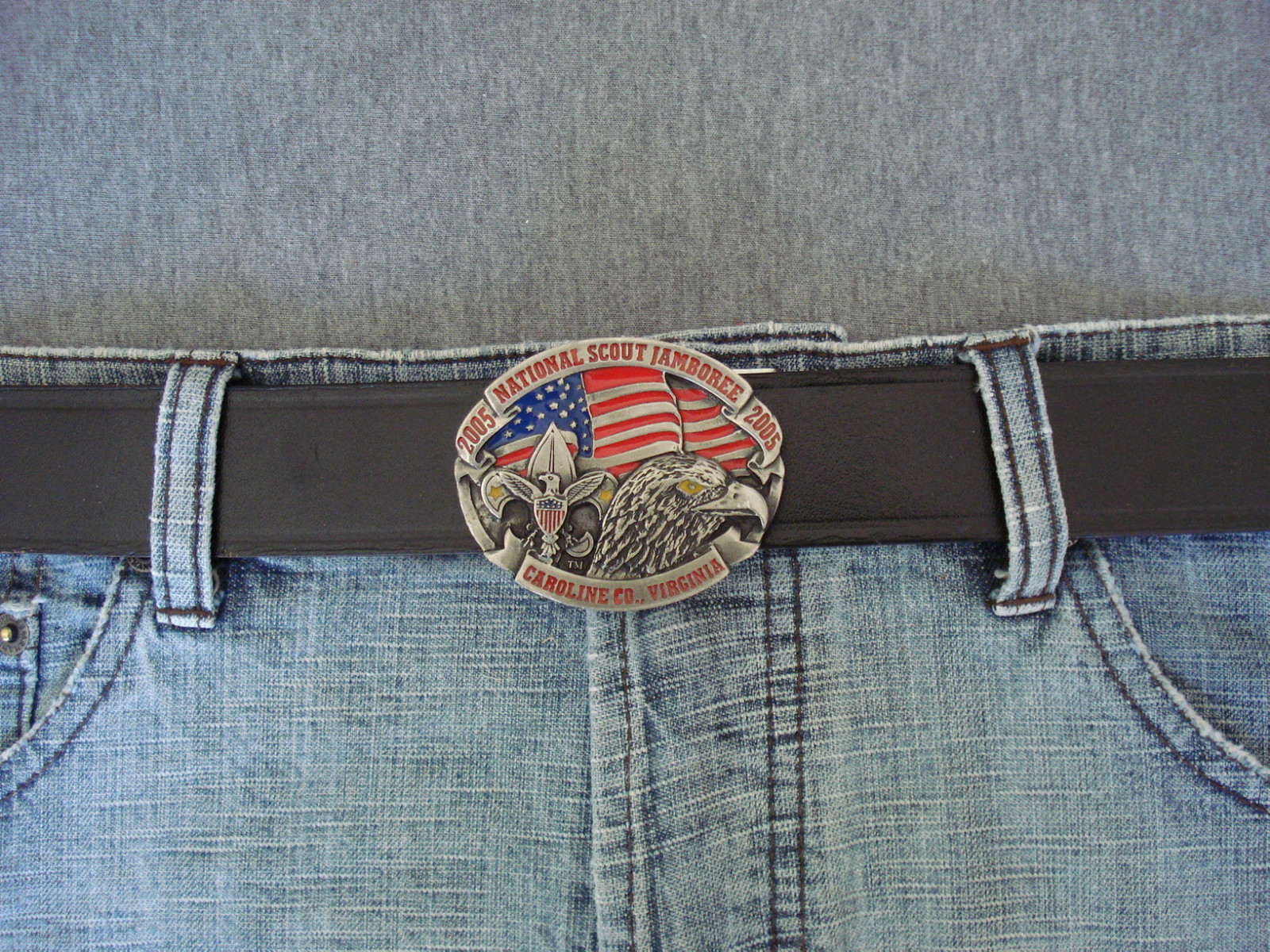 2005 National Boy Scout Jamboree Belt Buckle