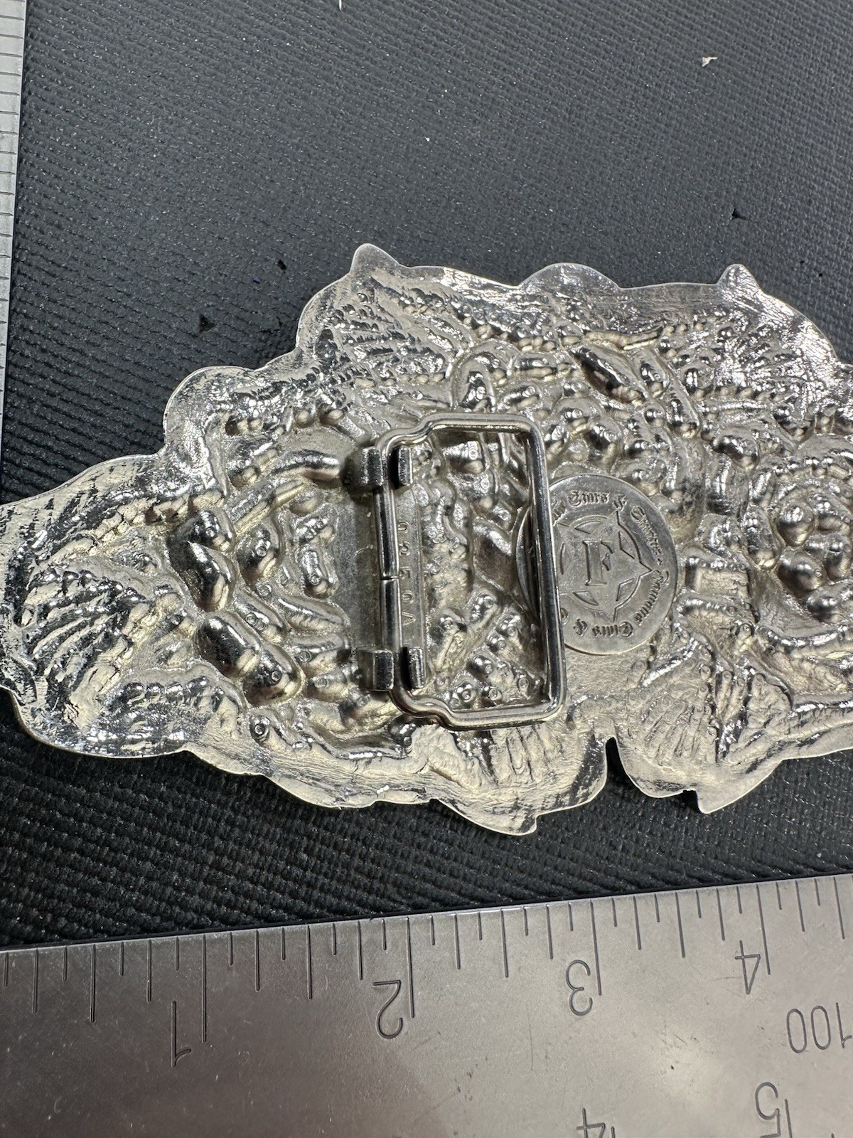 Famous Stars & Straps Triple Rose Belt Buckle Travis Barker Y2K Blink-182