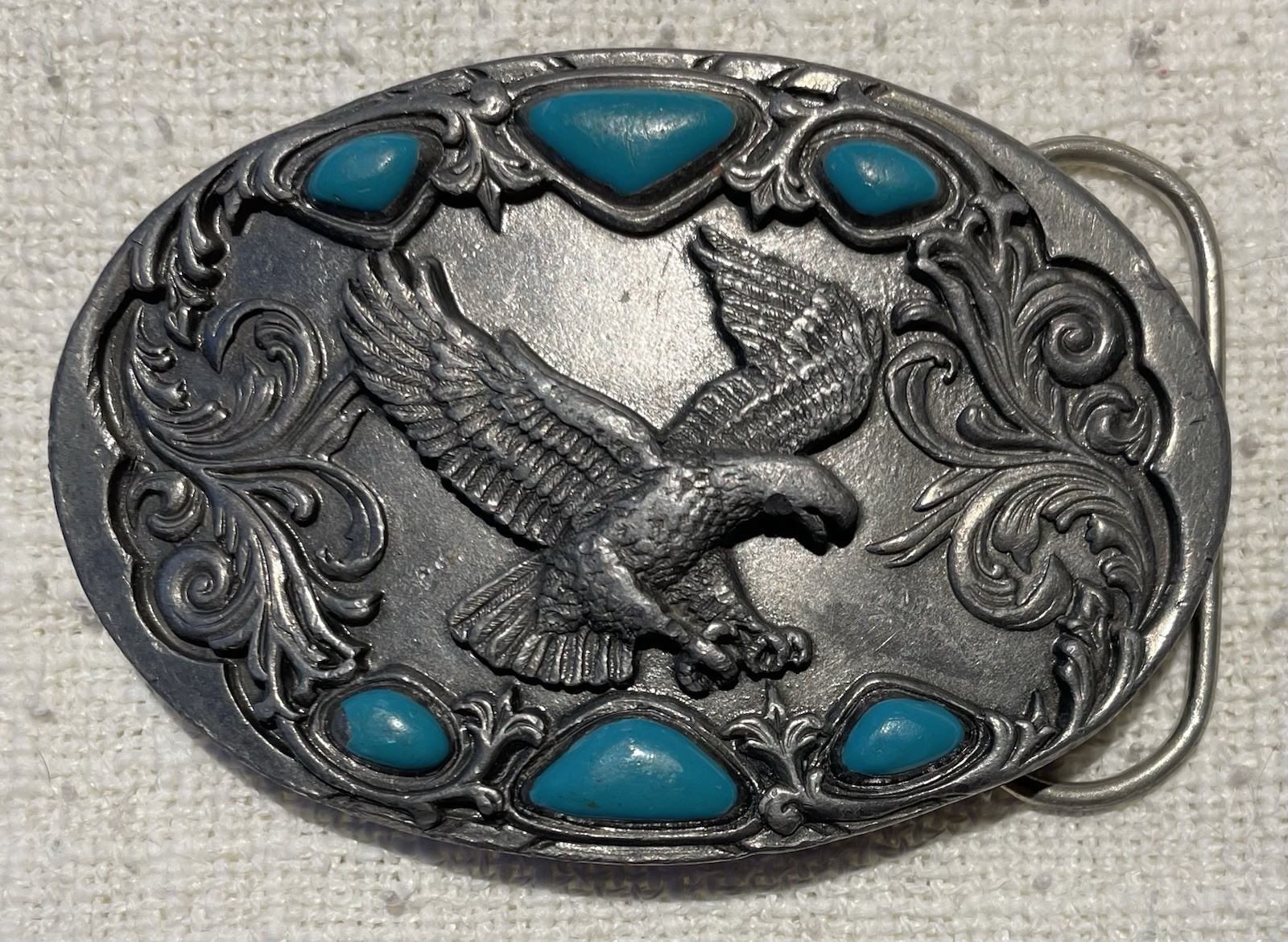 Metal Eagle Belt Buckle Arroyo Grande Buckle Co. 9×6.2cm Belt Width 5cm