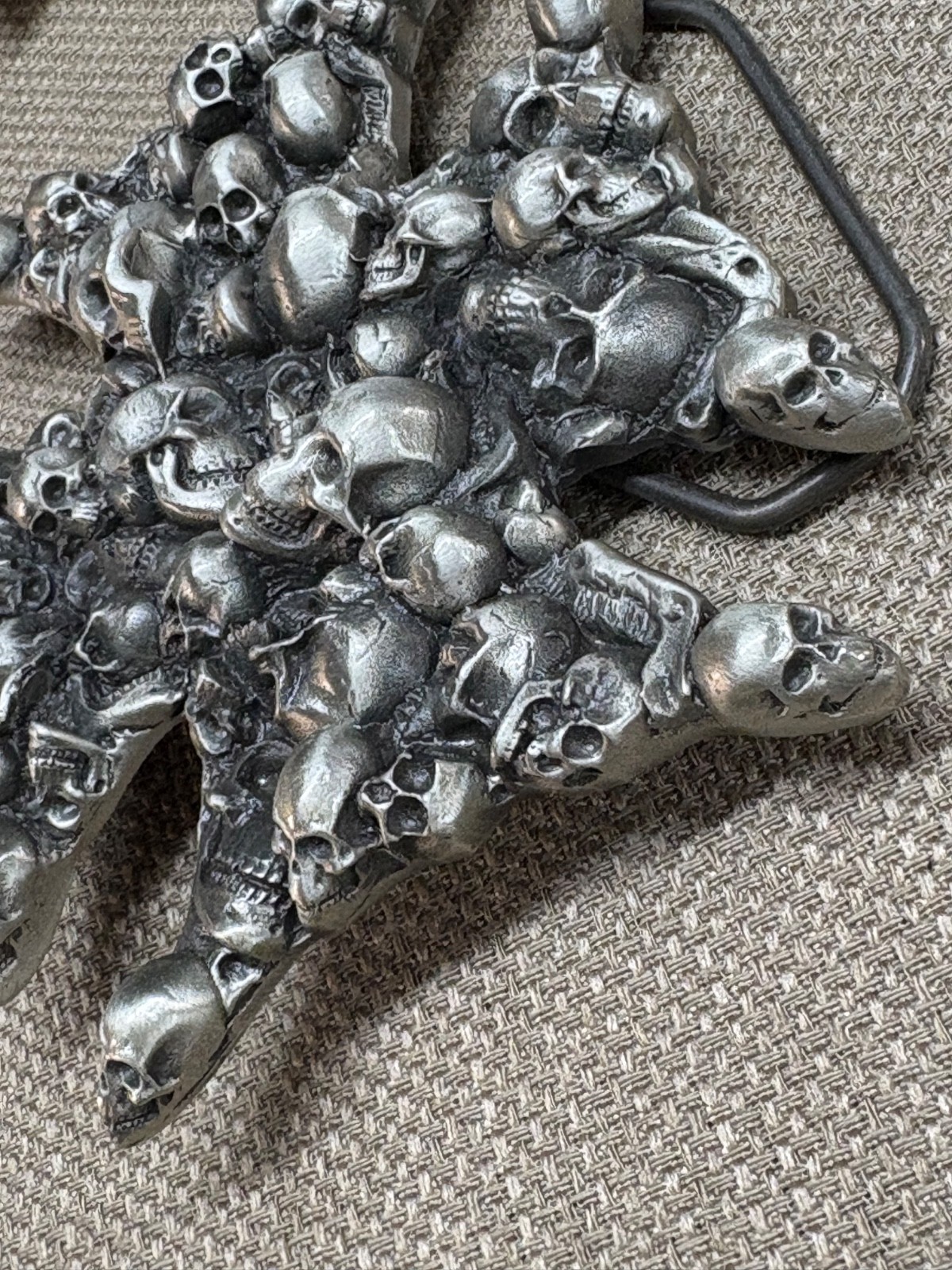 Skull & Cross Belt Buckle # 4640 Great American Products Texas Skulls