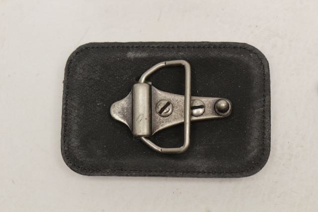 Lot of 9 Assorted Belt Buckles 1.5” Silvertone Studs Chrome Brass Leather Craft