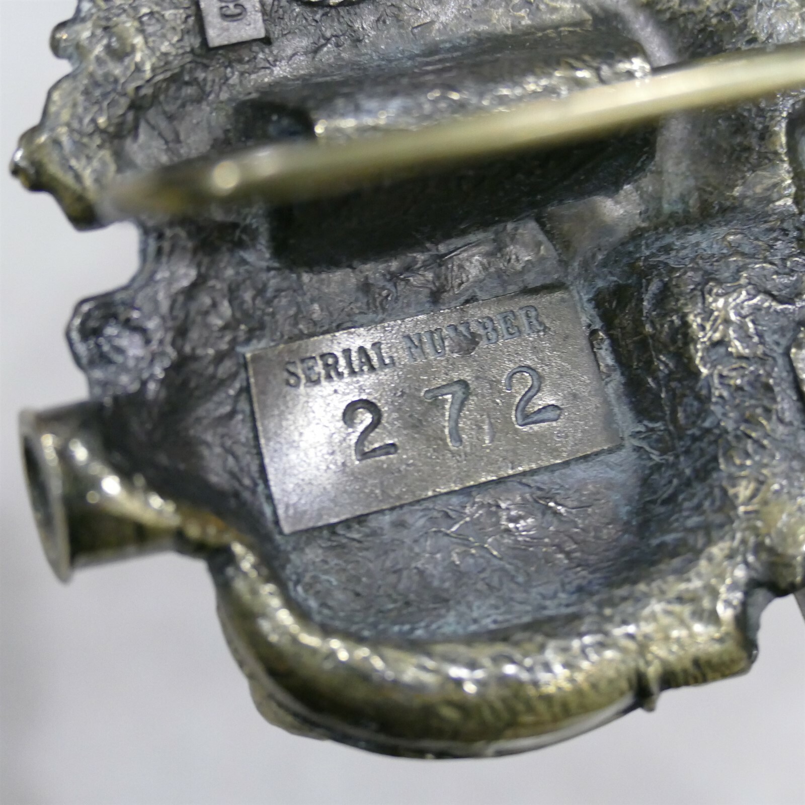 The Great American Buckle Co. 1980 Limited Edition # 272 Locomotive Belt Buckle