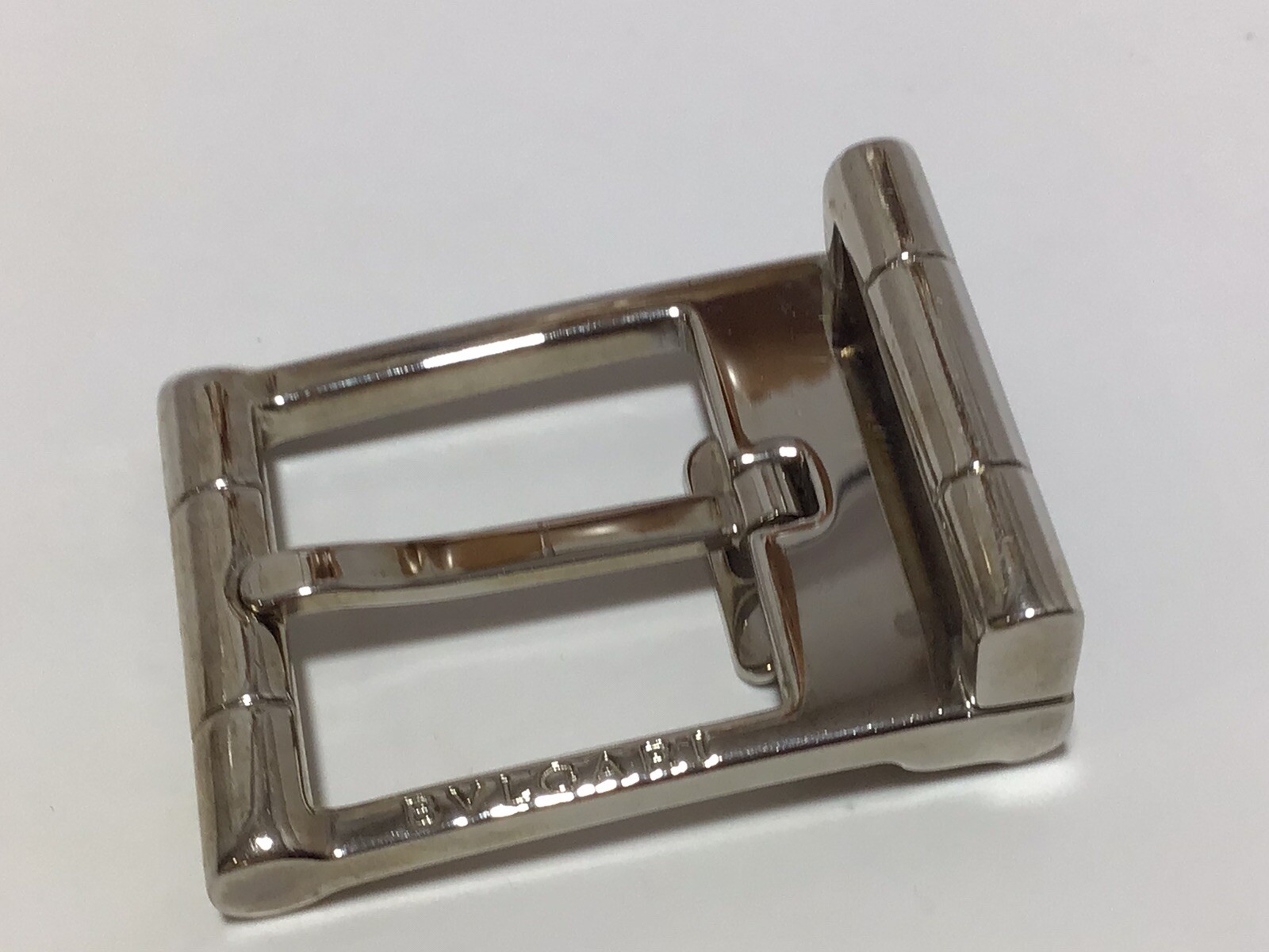 BVLGARI Signed MEN’S METAL BELT BUCKLE