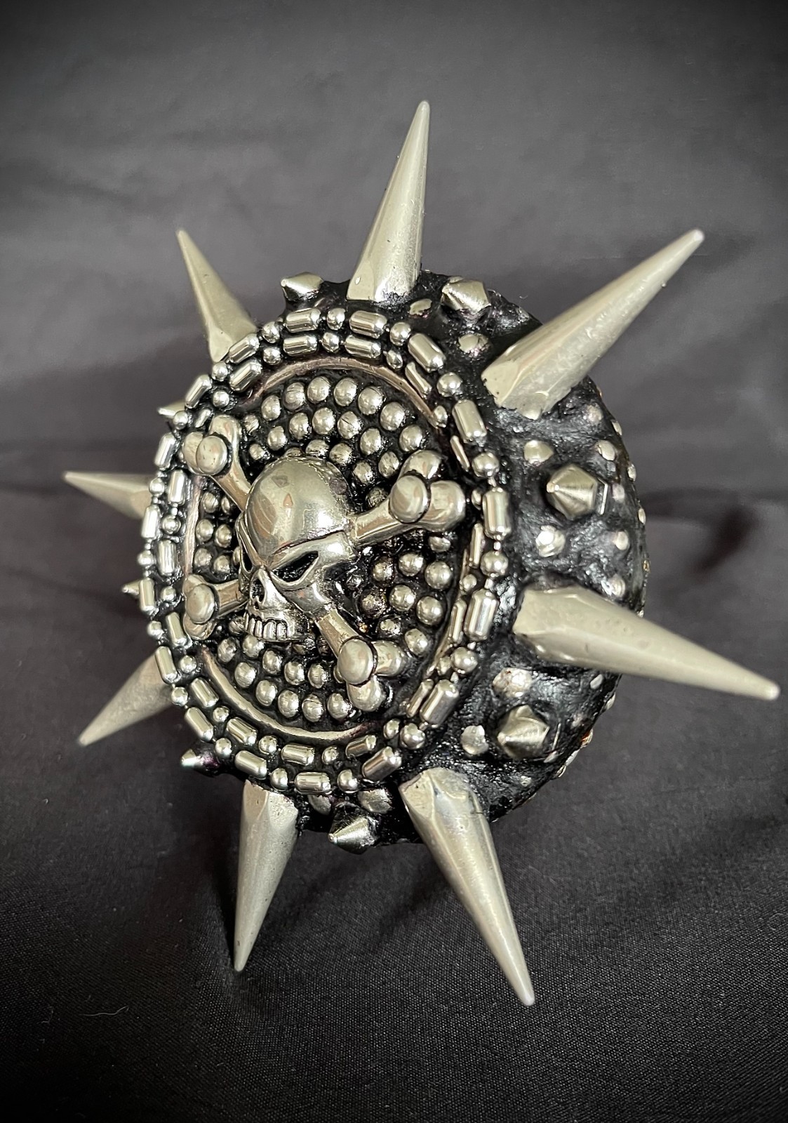 Skull Spiked Belt Buckle Archive 2007-09 Reworked 2026 OOAK Darren McNeese