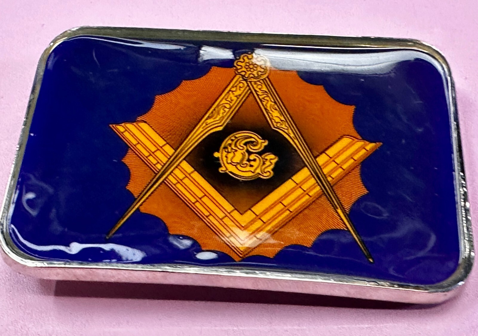 Masonic Fraternity Fraternal Freemasonry Mason Masonic G Rule Belt Buckle