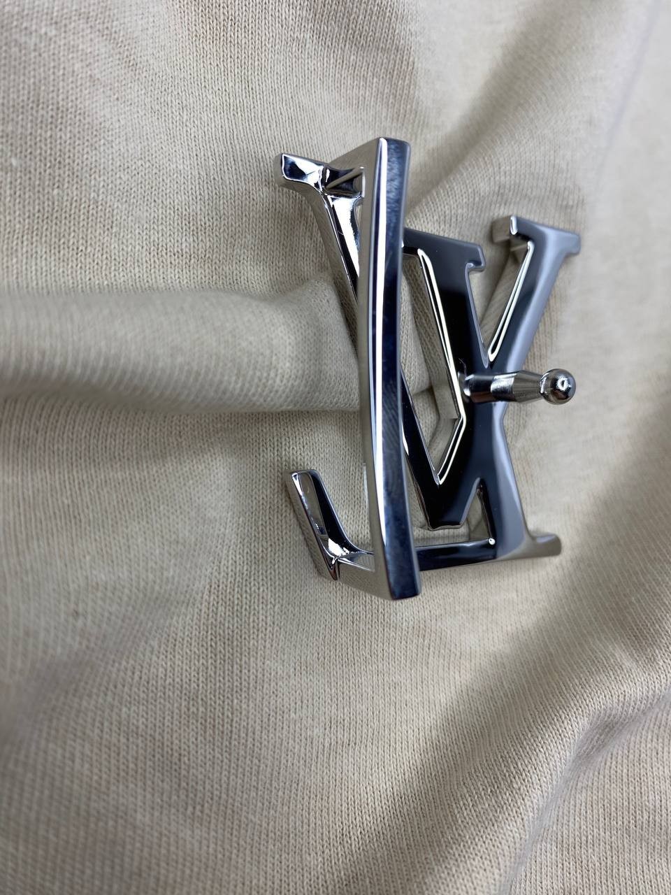 Louis Vuitton LV Initiales 40mm 1.5` Belt Buckle Silver Tone Replacement Buckle