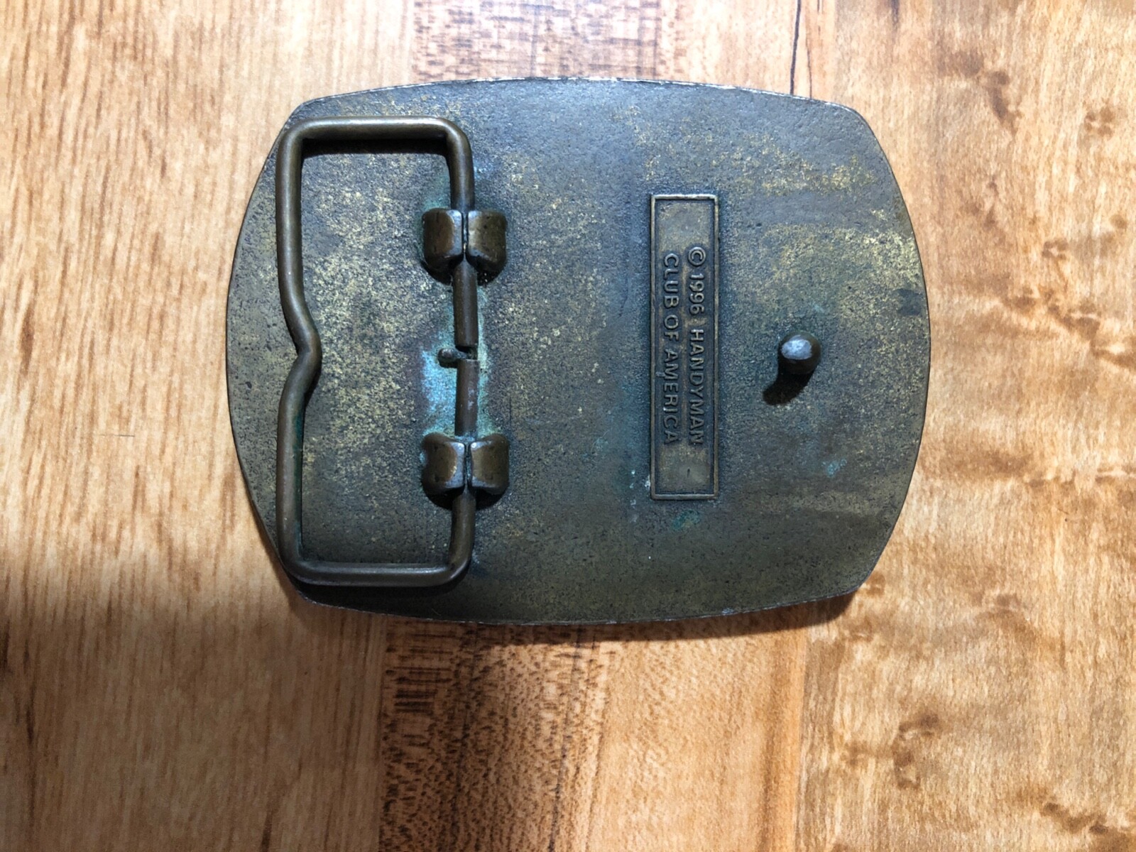 1996 Handyman Club Of America Belt Buckle Brass